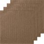 VEVOR mattplattor Peel and Stick, 18" x 18" fyrkantiga självhäftande matta golvplattor, mjuka vadderade mattplattor, lättinstallerad DIY för sovrum Vardagsrum inomhus utomhus (10 plattor, mörkbrun)