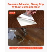 Carpet Tiles 24x24 inch 20 Pack Peel and Stick Rug Self Adhesive Brown