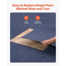 Carpet Tiles 24x24 inch 15 Pack Peel and Stick Rug Self Adhesive Gray