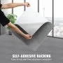 VEVOR Carpet Tiles Peel and Stick, 24” x 24” Squares Self Adhesive Carpet Floor Tile, Soft Padded Carpet Tiles, Easy Install DIY for Bedroom Living Room Indoor Outdoor (9Tiles, Light Gray)