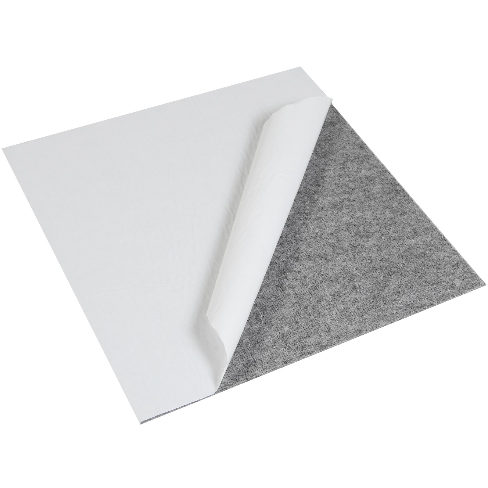 VEVOR Carpet Tiles Peel and Stick, 24” x 24” Squares Self Adhesive Carpet Floor Tile, Soft Padded Carpet Tiles, Easy Install DIY for Bedroom Living Room Indoor Outdoor (9Tiles, Light Gray)