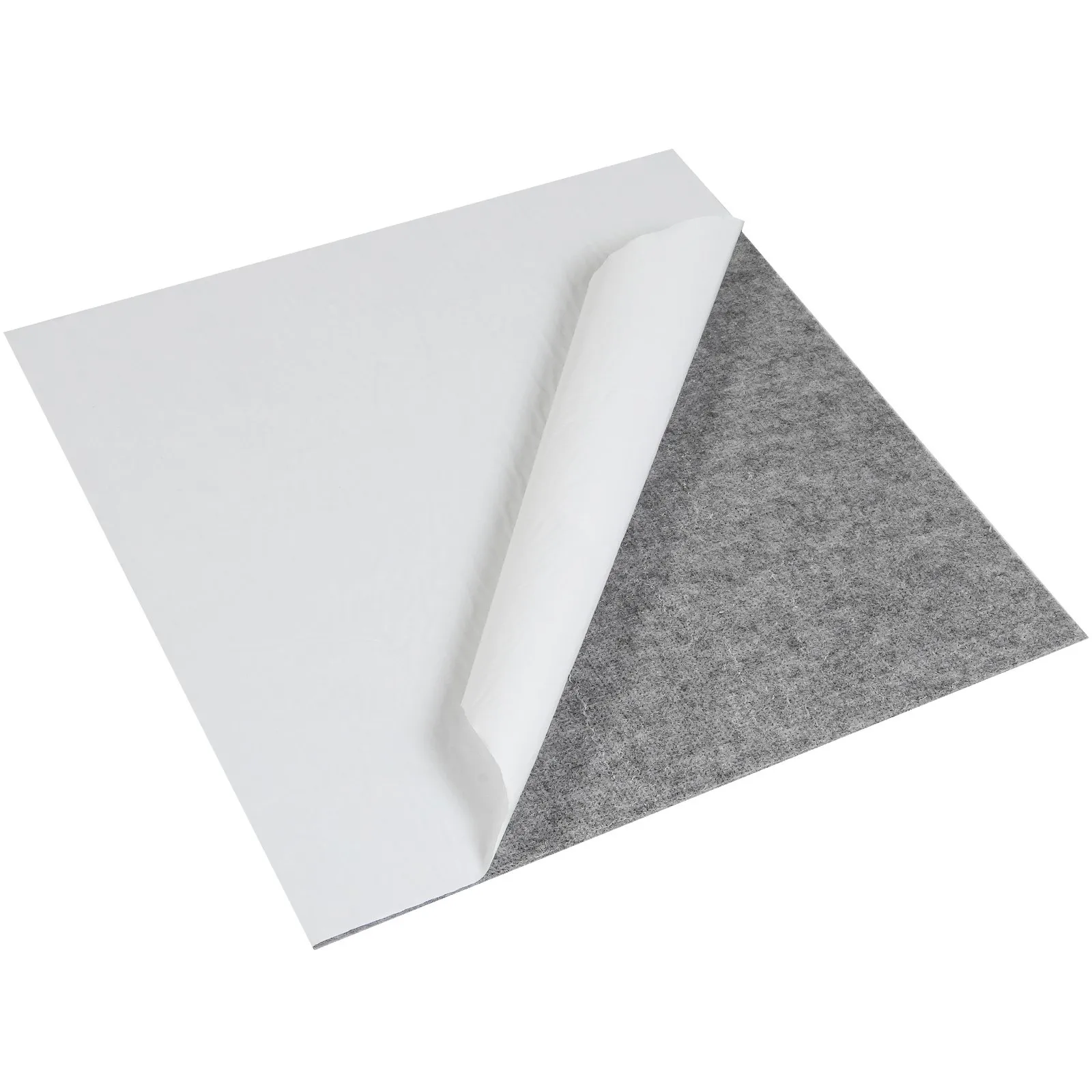 VEVOR Carpet Tiles Peel and Stick, 24” x 24” Squares Self Adhesive Carpet Floor Tile, Soft Padded Carpet Tiles, Easy Install DIY for Bedroom Living Room Indoor Outdoor (9Tiles, Light Gray)
