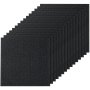 Πλακάκια μοκέτας VEVOR Ξεφλουδίζουν και κολλάνε, τετράγωνα 24" x 24" Αυτοκόλλητο πλακάκι δαπέδου μοκέτας, Πλακάκια μοκέτας με μαλακή επένδυση, Εύκολη εγκατάσταση DIY για υπνοδωμάτιο καθιστικού εξωτερικού χώρου (15 πλακάκια, μαύρο άνθρακα)