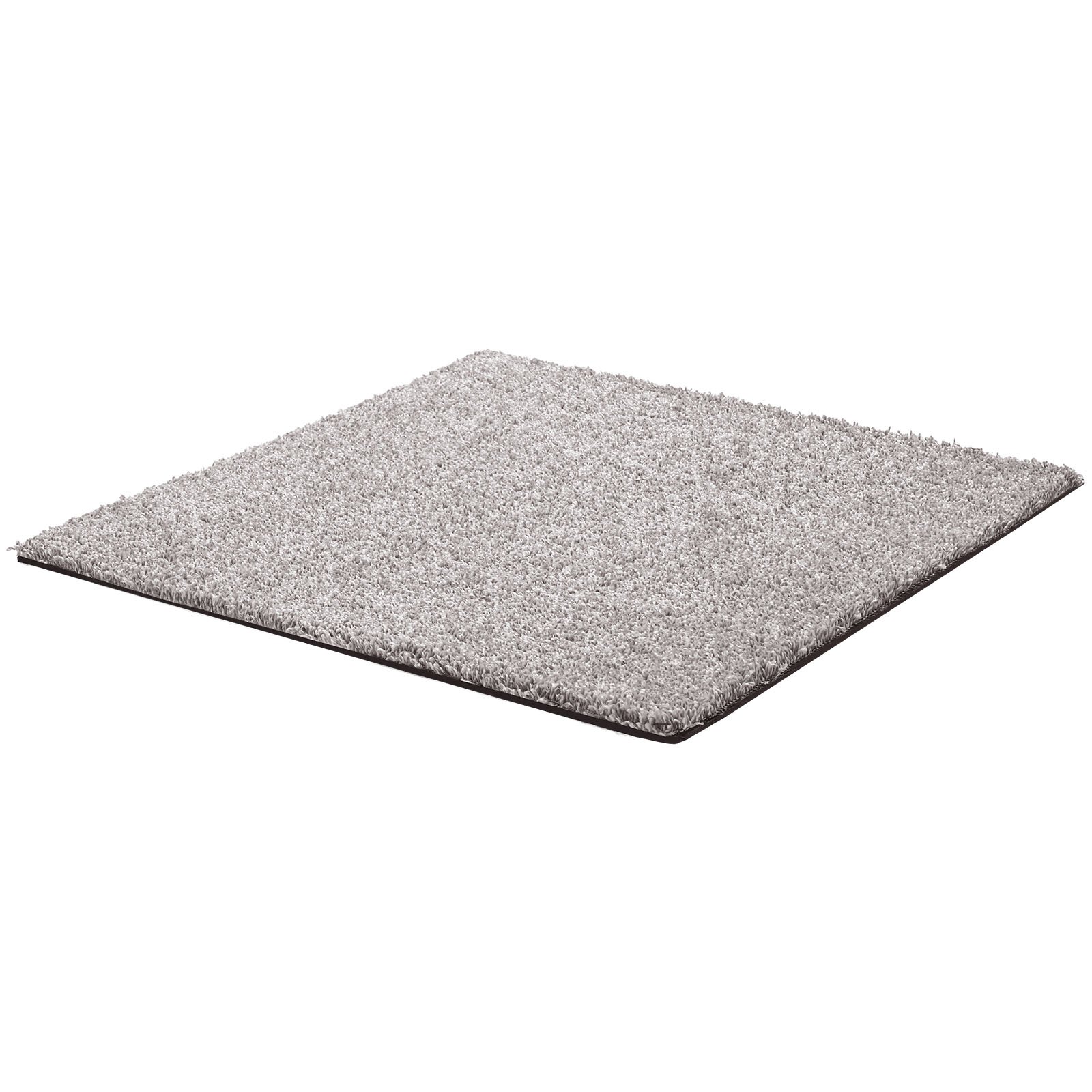 VEVOR Carpet Tiles 18x18 inch, 10 Pack Carpet Square Rug Detachable & Damage-free, Self Adhesive Home Floor Soft Plush Padded for 22.5sq.ft Coverage, Easy DIY for Living Room & Bedroom, Dark Brown