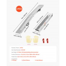 1000 lbs Steel Ramps 2Pcs Heavy-duty Loading Ramps with Handles
