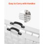 1000 lbs Aluminum Ramps 1Pcs Heavy-duty Loading Ramps with Handles