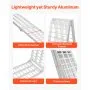 VEVOR Aluminum Ramps, 2000 lbs, 2Pcs Heavy-duty Ramps with Wider Ramp Surface, Universal Stable Loading Ramp with Handles, Fit for ATV, UTV, Motorcycle, Electric Bicycle, etc.