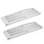 VEVOR Aluminum Ramps, 2000 lbs, 2Pcs Heavy-duty Ramps with Wider Ramp Surface, Universal Stable Loading Ramp with Handles, Fit for ATV, UTV, Motorcycle, Electric Bicycle, etc.