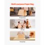 Kraft Paper Bag with Handles 100Pcs 16x6x12 in Party Shopping Retail Bag Brown