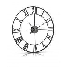 Wall Clock 24 in Roman Numerals Battery Operated Silent Clocks for Living Room