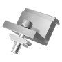 VEVOR Solar Panel Z Mounting Brackets, 35-50mm Adjustable Solar Panel End Clamps, Lightweight Anodized Aluminum Solar Panel Mount Z Brackets for RVs, Campers, Boats, Walls, Roof (40 PCS)