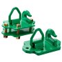 VEVOR 3/8" Tractor Bucket Hooks Grade 70 Forged Steel 2 Pack Grab Hooks Green