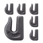 VEVOR Weld-on Grab Chain Hooks 3/8" Tow Hook G70 Forged Steel Tractor Hooks