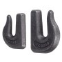 Ganchos de cadena soldables VEVOR de 3/8" para remolque de alta resistencia, de acero forjado G70 (paquete de 6), compatibles con tractores, grúas, polipastos de cadena y montacargas. Resistencia máxima a la rotura: 15 000 lb.