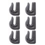 Ganchos de cadena soldables VEVOR de 3/8" para remolque de alta resistencia, de acero forjado G70 (paquete de 6), compatibles con tractores, grúas, polipastos de cadena y montacargas. Resistencia máxima a la rotura: 15 000 lb.