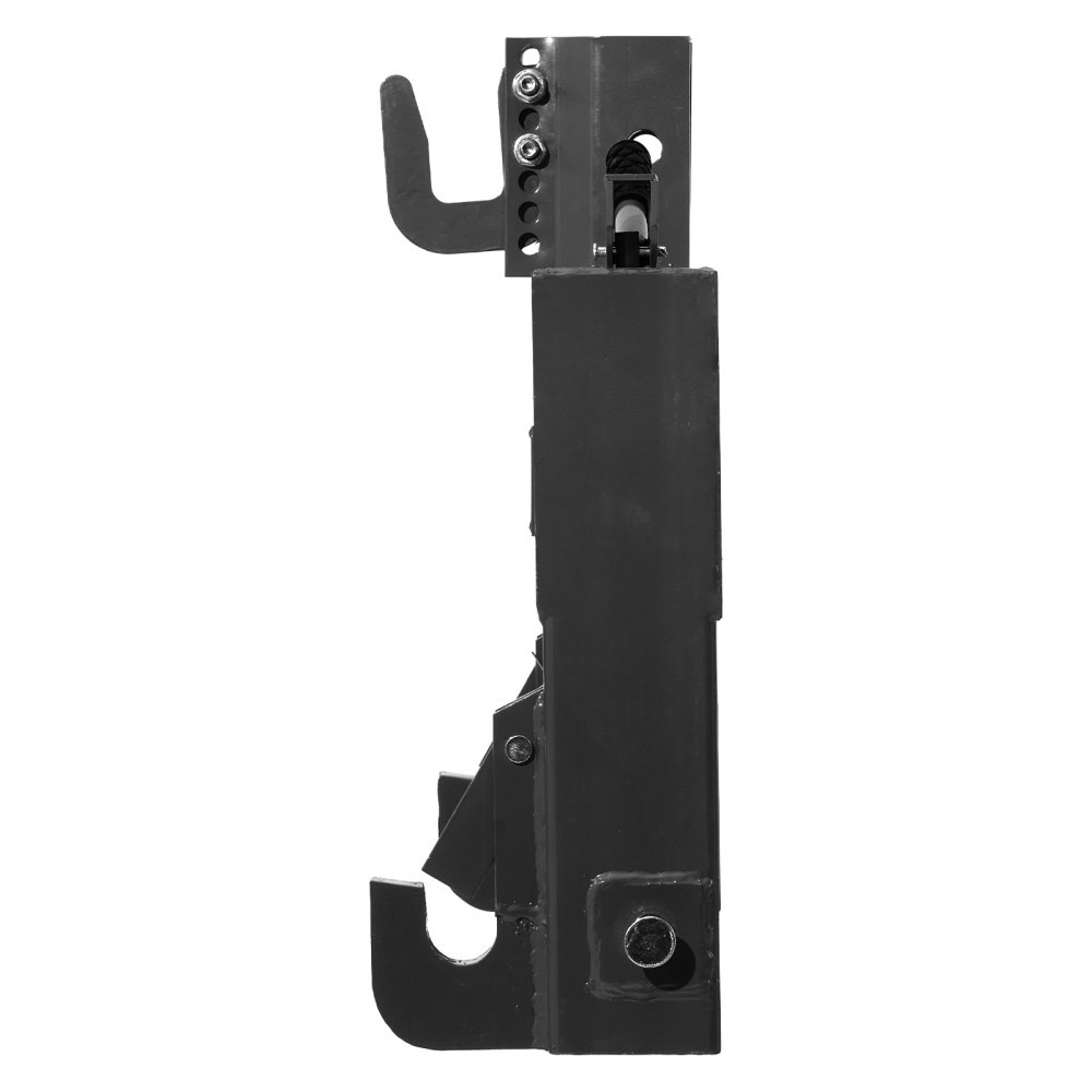 VEVOR 3-Point Quick Hitch with 2 in Receiver, 3000 Lbs Lift Capacity, 3-Pt Hitch with 5 Level Adjustable Bolt, Adaptation to Category 1 & 2 Tractor, Heavy Duty 3 Point Attachments, Black