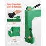 3-Point Quick Hitch with 2" Receiver Category 1 & 2 Tractor Hitch 3000lb Green