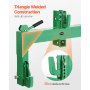 3-Point Quick Hitch with 2" Receiver Category 1 & 2 Tractor Hitch 3000lb Green