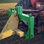 VEVOR 3-Point Quick Hitch with 2 in Receiver, 3000 Lbs Lift Capacity, 3-Pt Hitch with 5 Level Adjustable Bolt, Adaptation to Category 1 & 2 Tractor, Heavy Duty 3 Point Attachments, Green