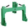 VEVOR 3-Point Quick Hitch with 2 in Receiver, 3000 Lbs Lift Capacity, 3-Pt Hitch with 5 Level Adjustable Bolt, Adaptation to Category 1 & 2 Tractor, Heavy Duty 3 Point Attachments, Green