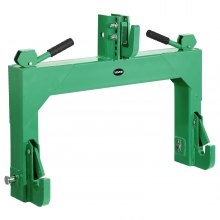 3-Point Quick Hitch Category 2 Tractor Hitch Adapter 4000lb Load Adjustable Bolt