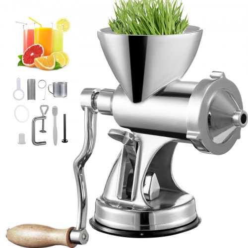 VEVOR Manual Wheatgrass Juicer with Suction Cup Base Desktop