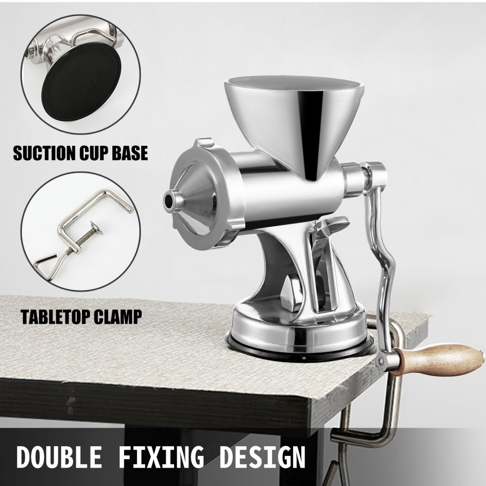 VEVOR Wheatgrass Juicer Stainless Steel Wheat Grass Manual Hand Operated Juicer