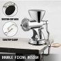 VEVOR Manual Wheatgrass Juicer Wheat Grass Grinder Long Screw Shaft Wheatgrass Juicer 304 Stainless Steel for Juicing Wheatgrass Gingers Apples Grapes for Home Use