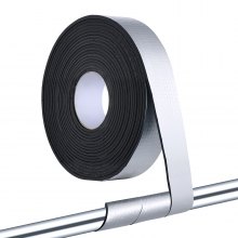 VEVOR Pipe Insulation Wrap 32.8FT x 2 in with Aluminum Foil Layer Self-Adhesive