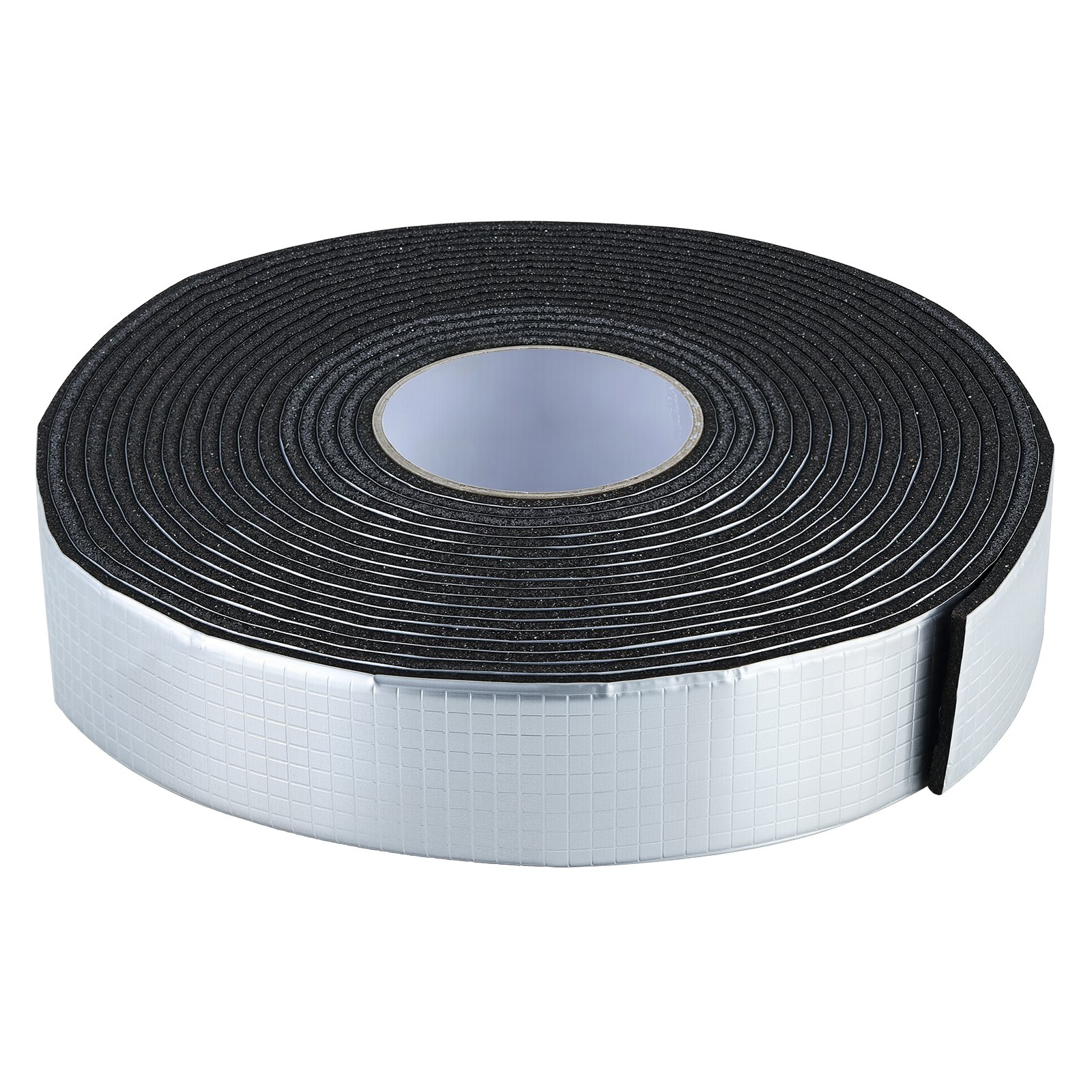 VEVOR Pipe Insulation Wrap, 32.8 FT x 2-inch Pipe Insulation Tape with Aluminum Foil Layer, Self-Adhesive Foam and Foil Pipes Wrap for Freeze Protection, Heat & Cold Resistant for Outdoor Indoor Use