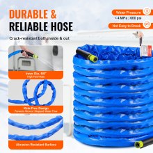 VEVOR 100ft Heated Water Hose for RV -45℉ Antifreeze Heated Drinking Water Hose