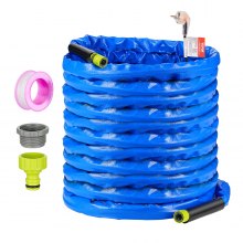 VEVOR 100ft Heated Water Hose for RV -45℉ Antifreeze Heated Drinking Water Hose