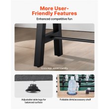 VEVOR 140 cm Foosball Soccer Game Table Standard Size Foosball Table for Home