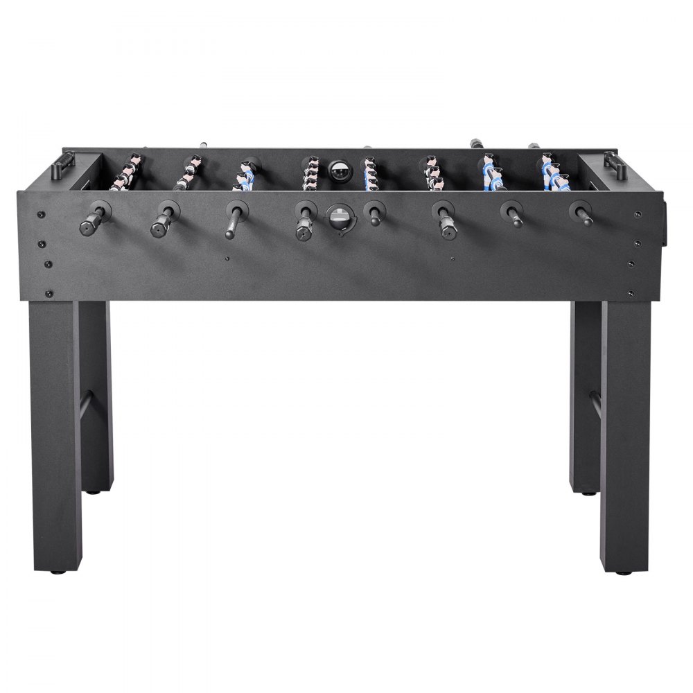 VEVOR Foosball Table, 137 cm Standard Size Table, Indoor Full Size Foosball Tables for Home, Family, and Game Room, Durable Soccer Set, Includes 4 Balls, Score Keeper, and 2 Cup Holders
