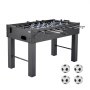 VEVOR Foosball Table, 137 cm Standard Size Table, Indoor Full Size Foosball Tables for Home, Family, and Game Room, Durable Soccer Set, Includes 4 Balls, Score Keeper, and 2 Cup Holders