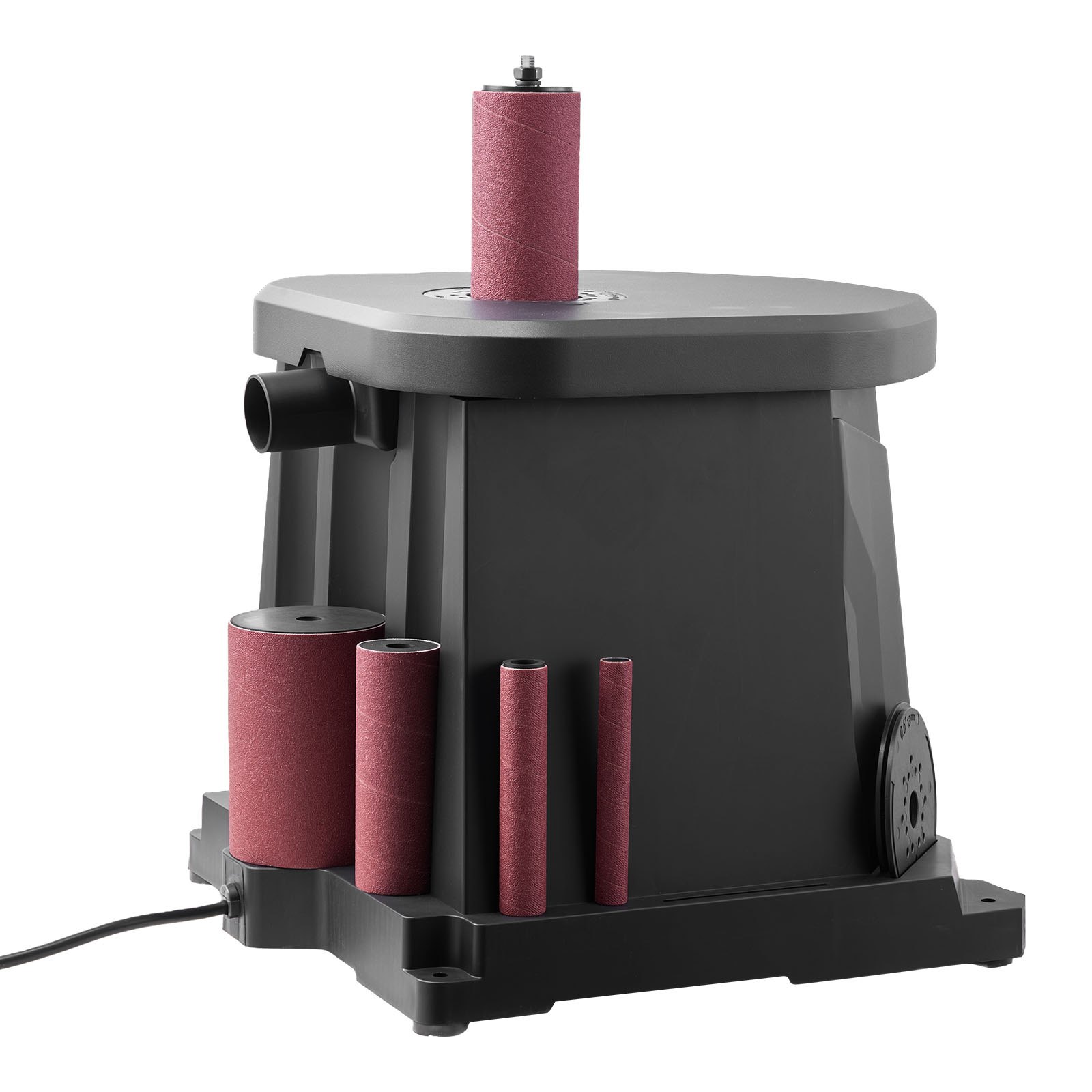 VEVOR Oscillating Spindle Sander, 2000RPM Benchtop Spindle Sander with 6 Sleeves (1/2"-3"), 0.59" Stroke & Dust Connection Port for Furniture Finishing, Crafts Sanding, DIY Woodworking