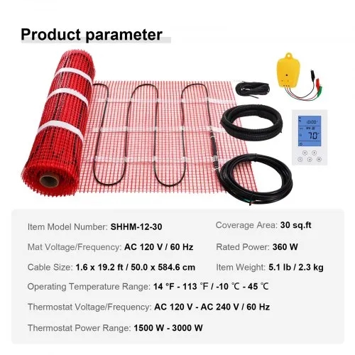 Heating Cable Heat Wave Floor Heating Radiant Floor Heating System