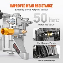 VEVOR Pressure Washer Pump, 22 mm Shaft Vertical, 3400 PSI, 2.5 GPM, Replacement Power Washer Pumps Kit, Parts Washer Pump, Compatible with Honda, Simpson, RYOBI & Stratton, Subaru, Craftsman