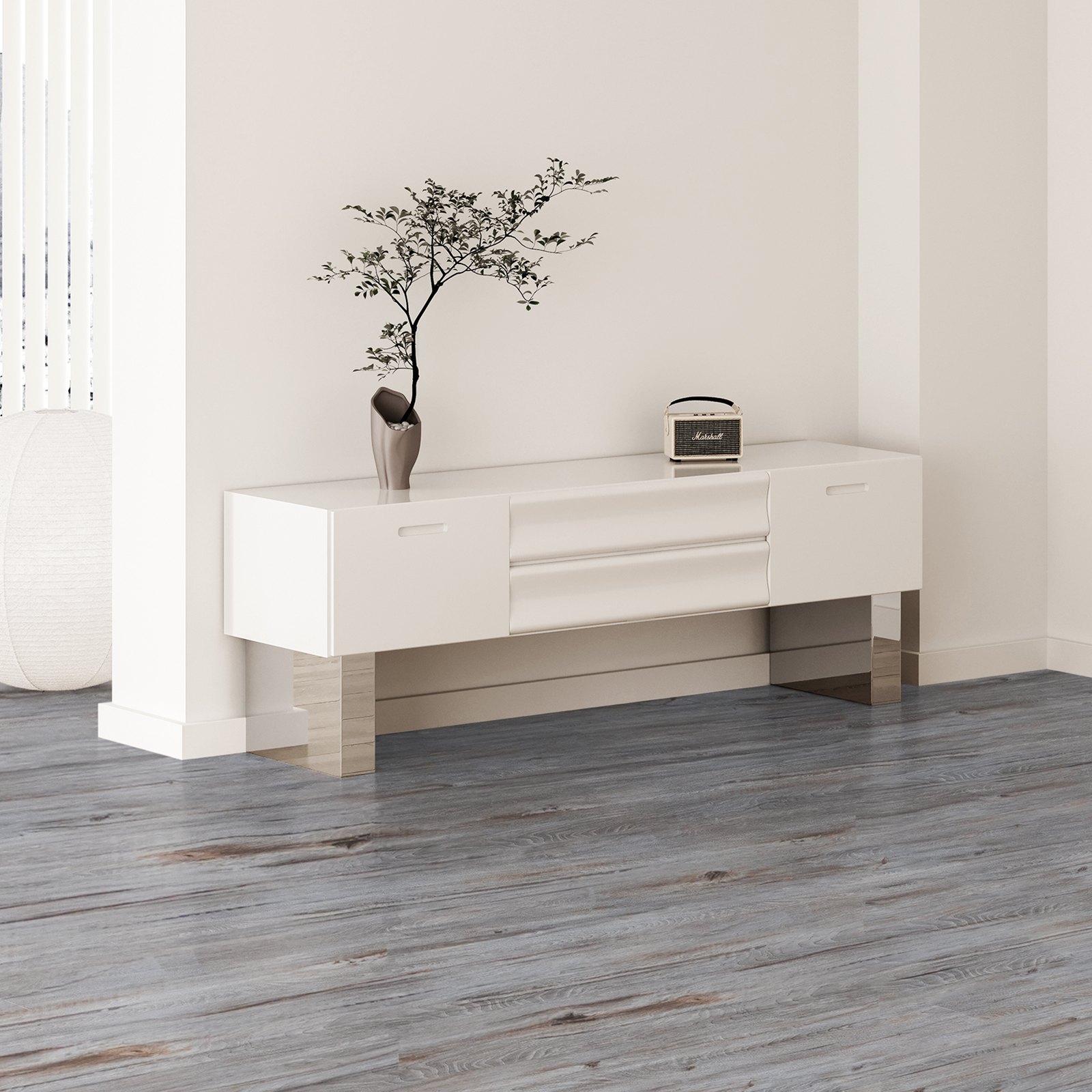 VEVOR Self Adhesive Vinyl Floor Tiles 36 x 6 inch, 36 Tiles 0.62mm Thick Peel & Stick, Vintage Wood Grain DIY Flooring for Kitchen, Dining Room, Bedrooms & Bathrooms, Easy for Home Decor