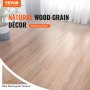 VEVOR Placi de podea autoadezive din vinil 36 x 6 inch, 36 de gresie 2,5 mm grosime Peel & stick, pardoseală din lemn natural pentru bucătărie, sufragerie, dormitoare și băi, ușor pentru decorarea interioară