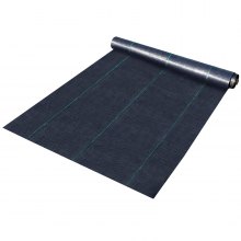 VEVOR Weed Barrier Landscape Fabric Geotextile Underlayment 6 x 250 FT PP Woven