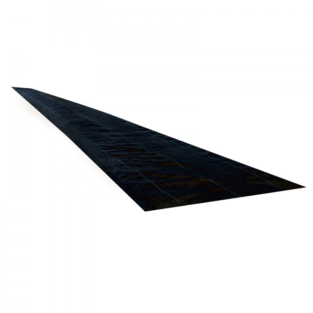 VEVOR 1.8 x 91.5 m Premium Weed Barrier Fabric Heavy Duty 3.2OZ, Woven Weed Control Fabric, High Permeability Good for Flower Bed, Geotextile Fabric for Underlayment, Polyethylene Ground Cover