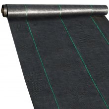 20 year 6x300 ft Heavy Duty PP Woven Weed Barrier Landscape Ground Cover 3.2Oz