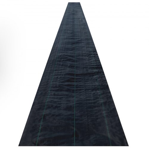 VEVOR 6FTx300FT Premium Weed Barrier Fabric Heavy Duty 1.5OZ, Woven Weed Control Fabric, High Permeability Good for Flower Bed, Geotextile Fabric for Underlayment, Polyethylene Ground Cover