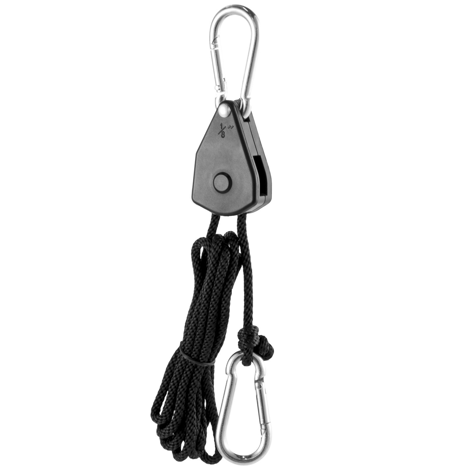 VEVOR Light Hangers Adjustable 2-Pair Rope Clip Hanger 1/8 Inch Grow ...