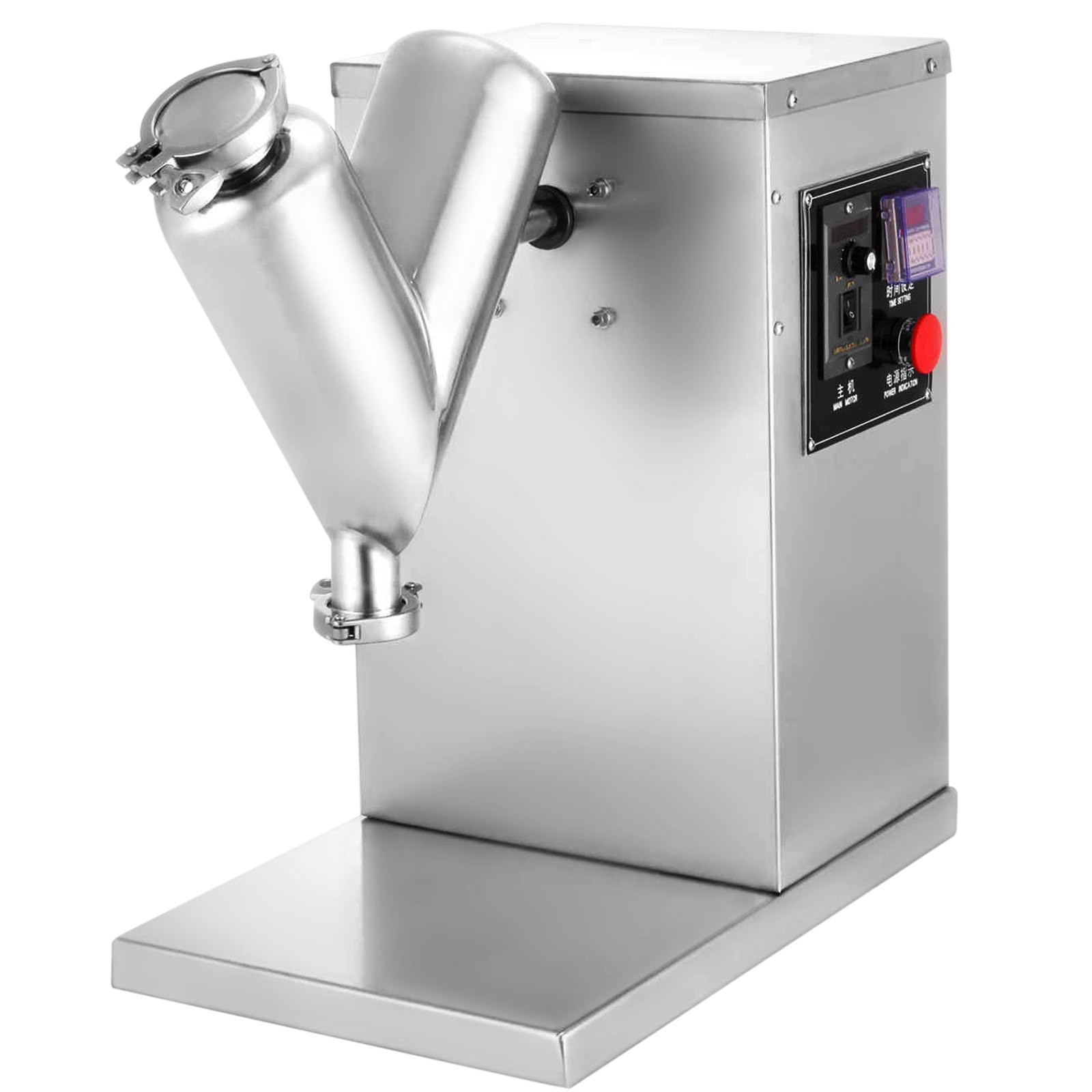 VEVOR VH-2, 0.79 Gallon Mixer, Adjustable Mixing Speed V Type Powder ...