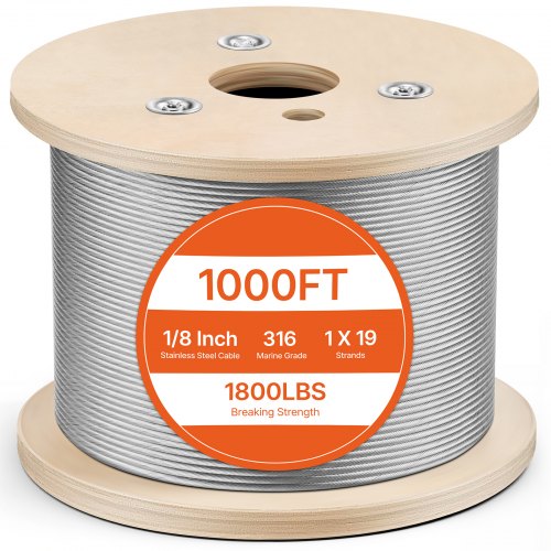 Reviews for VEVOR T316 Stainless Steel Wire Rope Cable High Strength ...