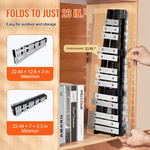 VEVOR 32 Note Glockenspiel Xylophone Bell Kit, Percussion VEVOR 32 Note Glockenspiel Xylophone Bell Kit, Percussion
