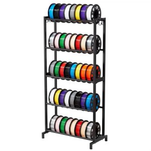 VEVOR 3D Printer Filament Storage Rack, 5 Tier Heavy Duty Storage ...