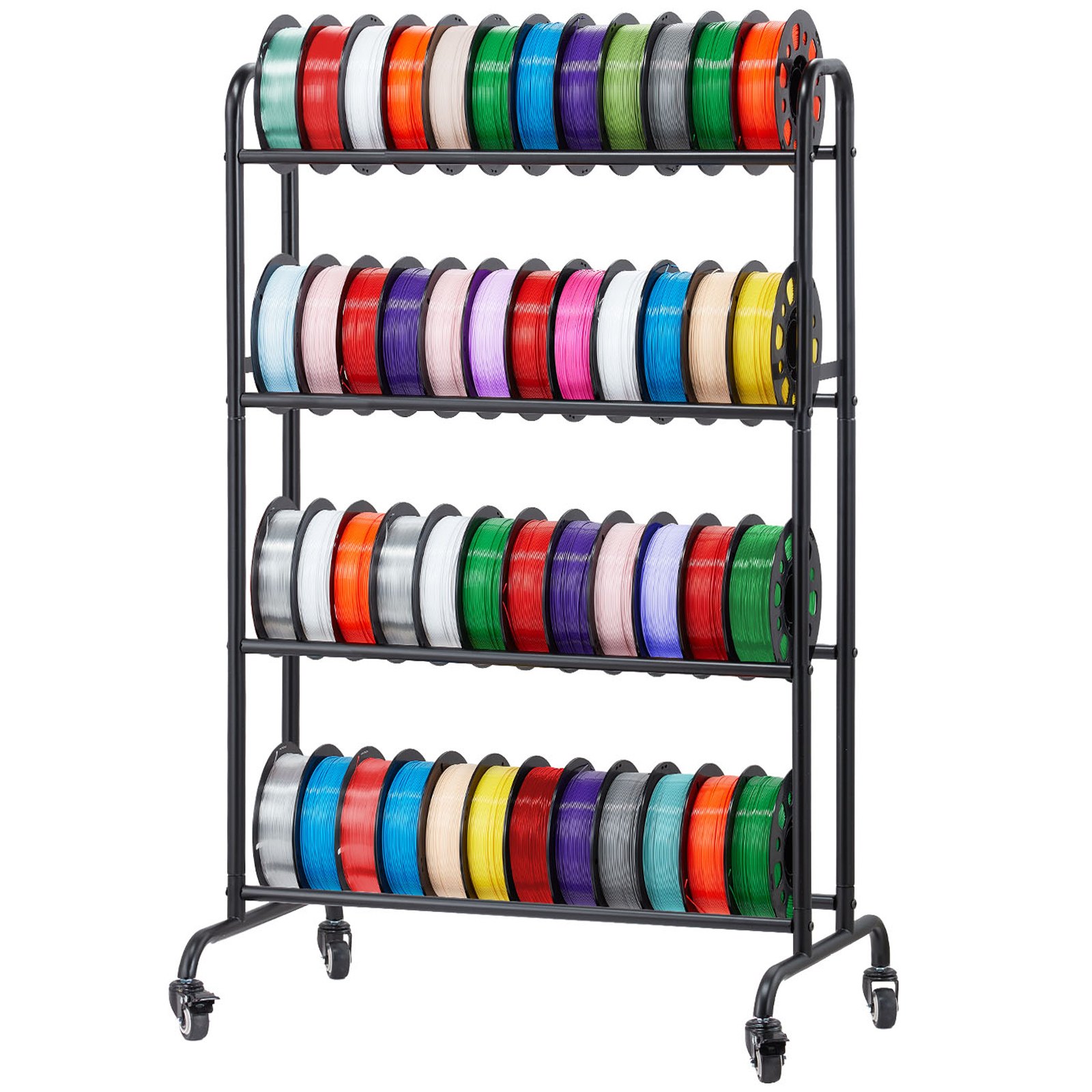 VEVOR 3D Printer Filament Storage Rack, 3 Tier Heavy Duty Storage Shelf ...